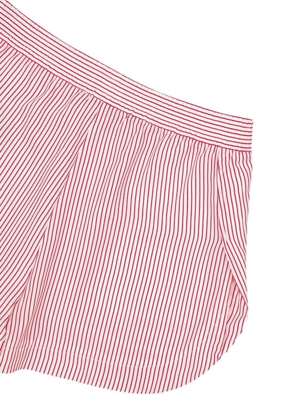 striped silk shorts - 4