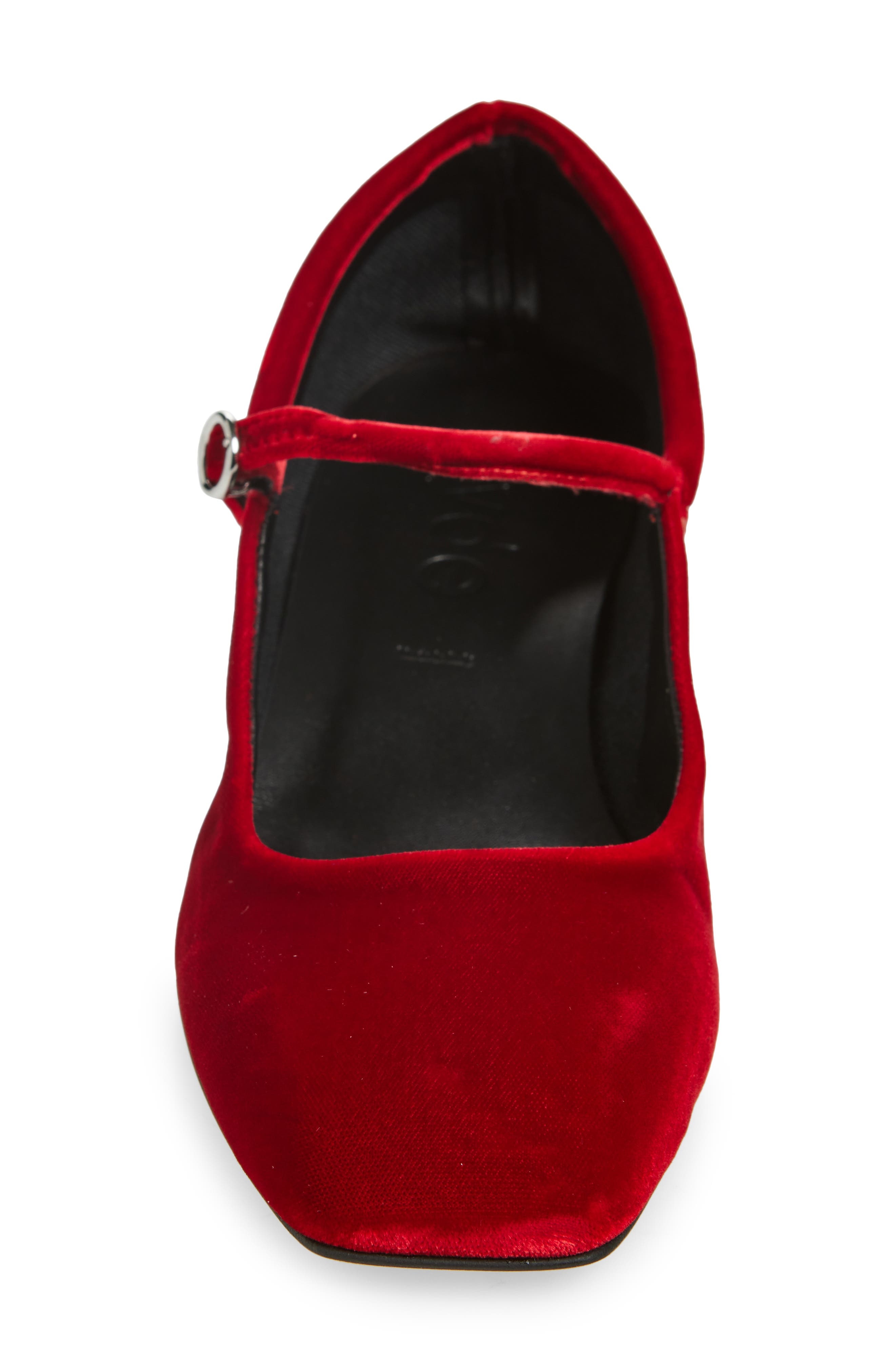 aeyde Aline Mary Jane Pump in Red at Nordstrom - 4