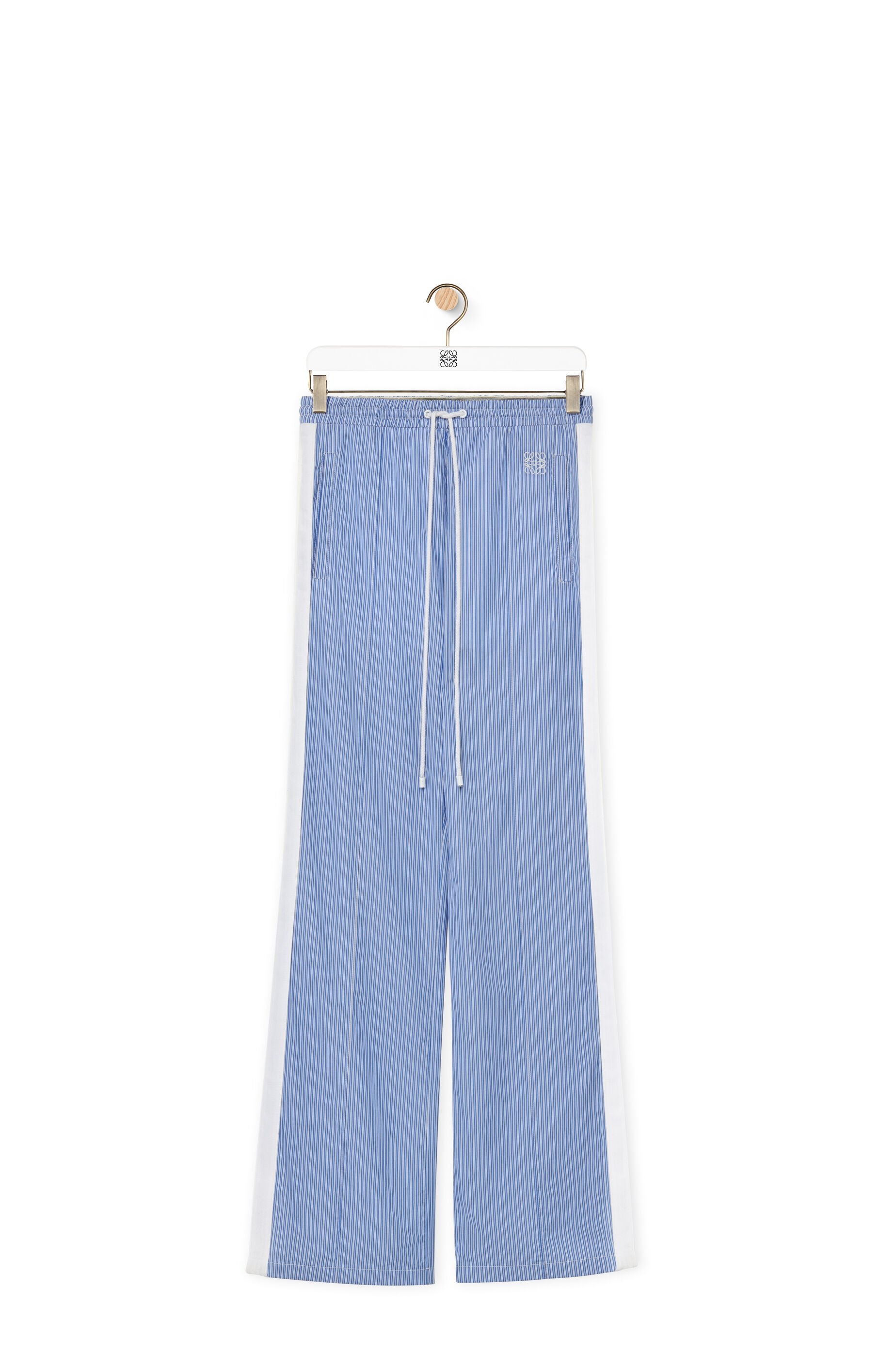 Tracksuit trousers in striped cotton - 1