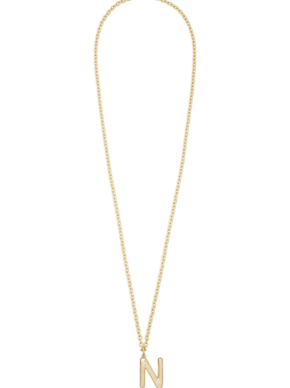 Big Puffy Initial necklace - 2