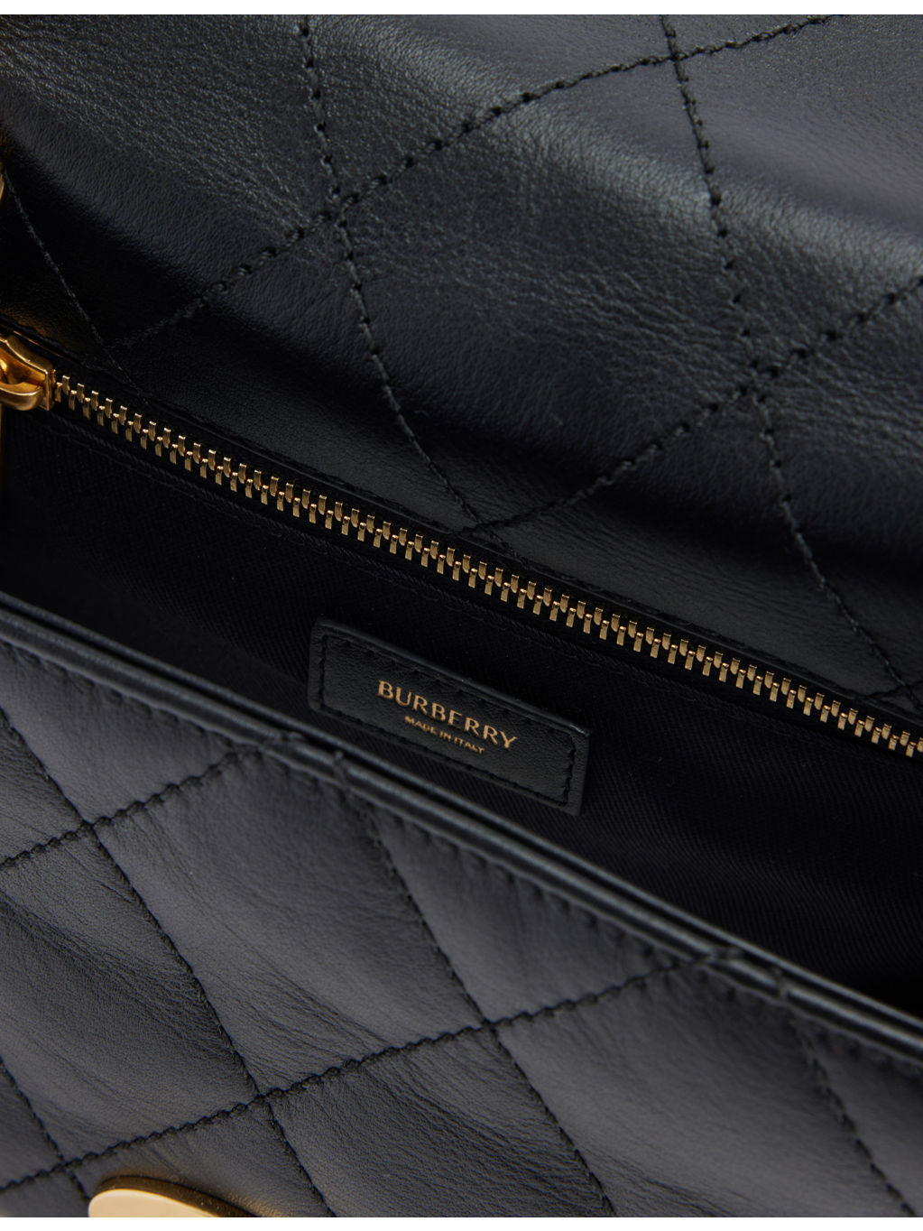 Small Strand Quilted Leather Shoulder Bag - 6