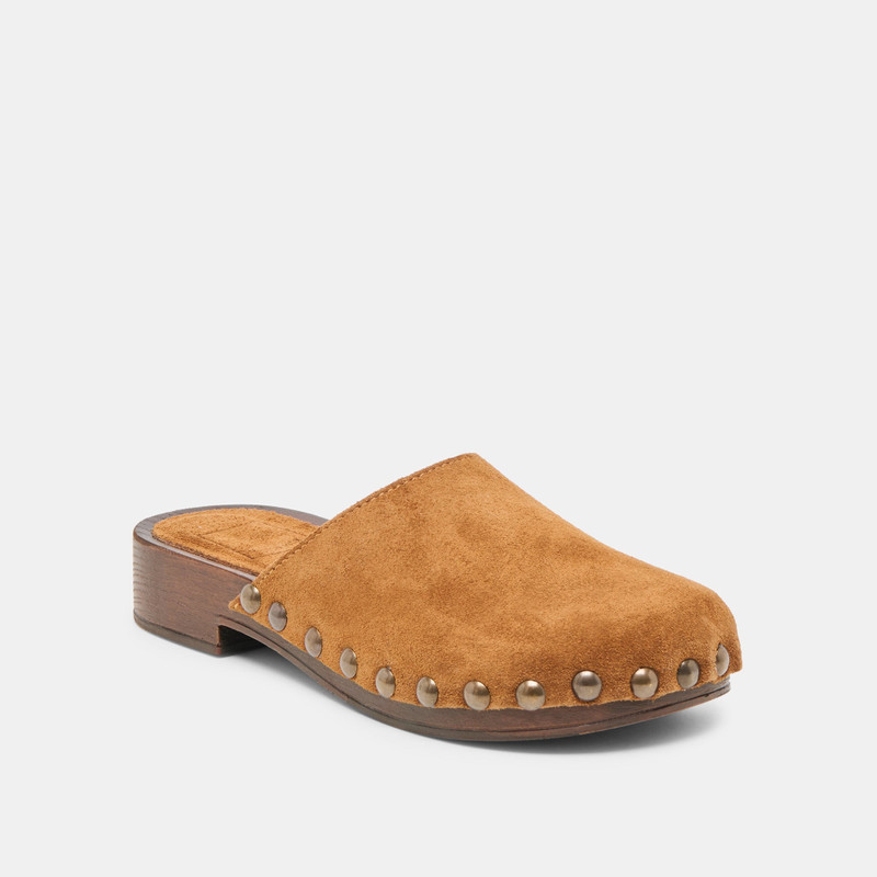 ALANIS FLATS CHESTNUT SUEDE 3