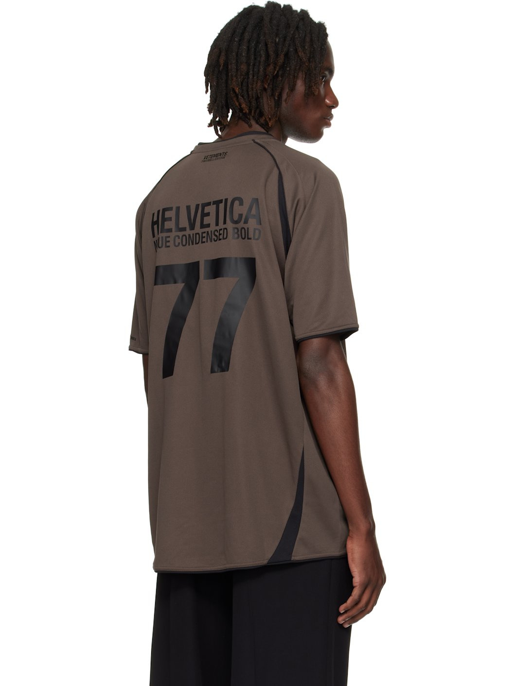 Brown 'Trademark' Football Jersey - 3