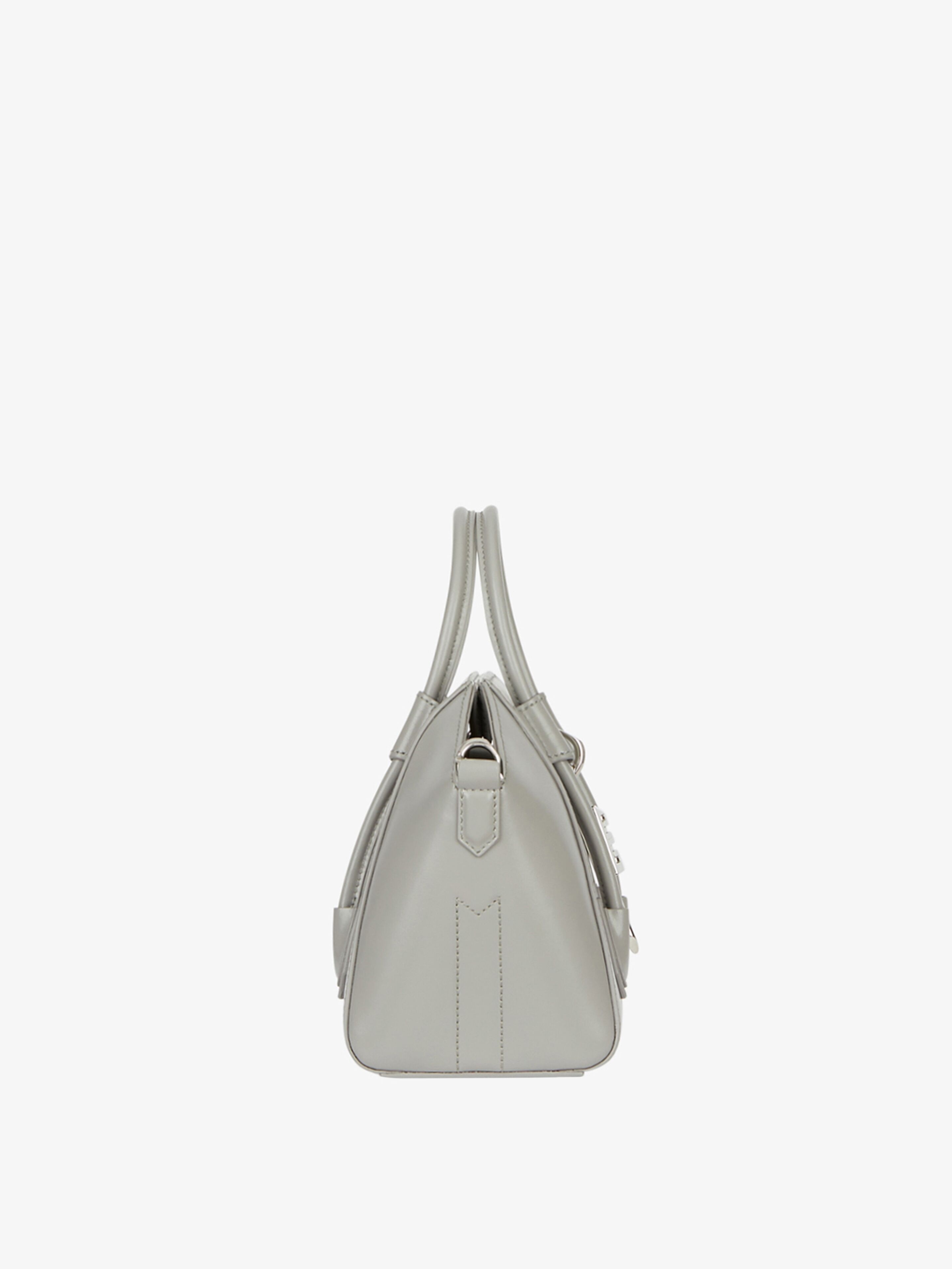 MINI ANTIGONA LOCK BAG IN BOX LEATHER - 2