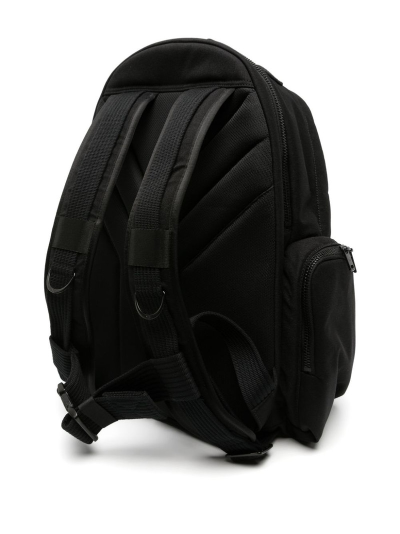 logo-embroidered padded backpack 3