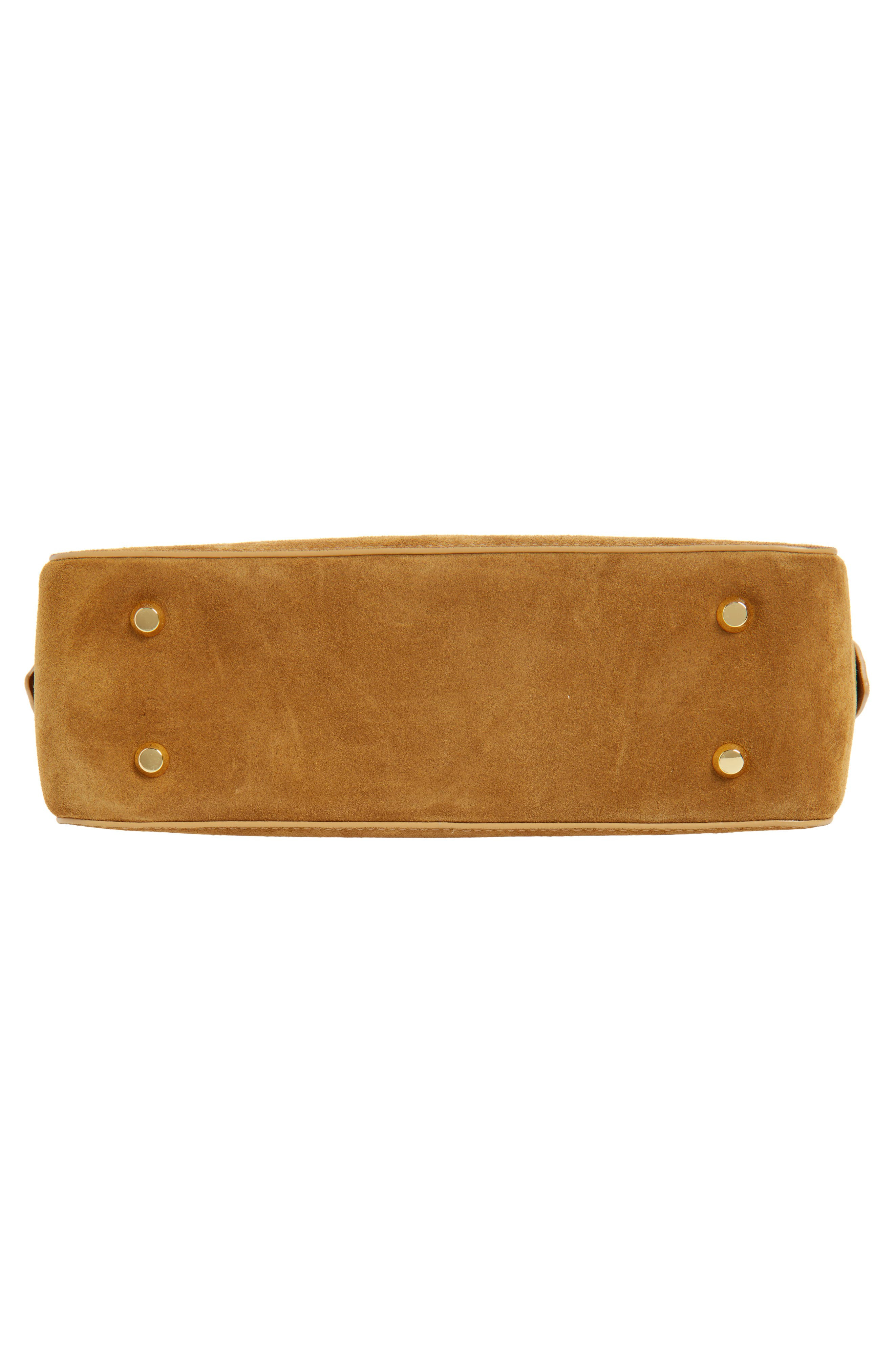 Veronica Beard Boxy Suede Shoulder Bag in Acorn at Nordstrom - 6