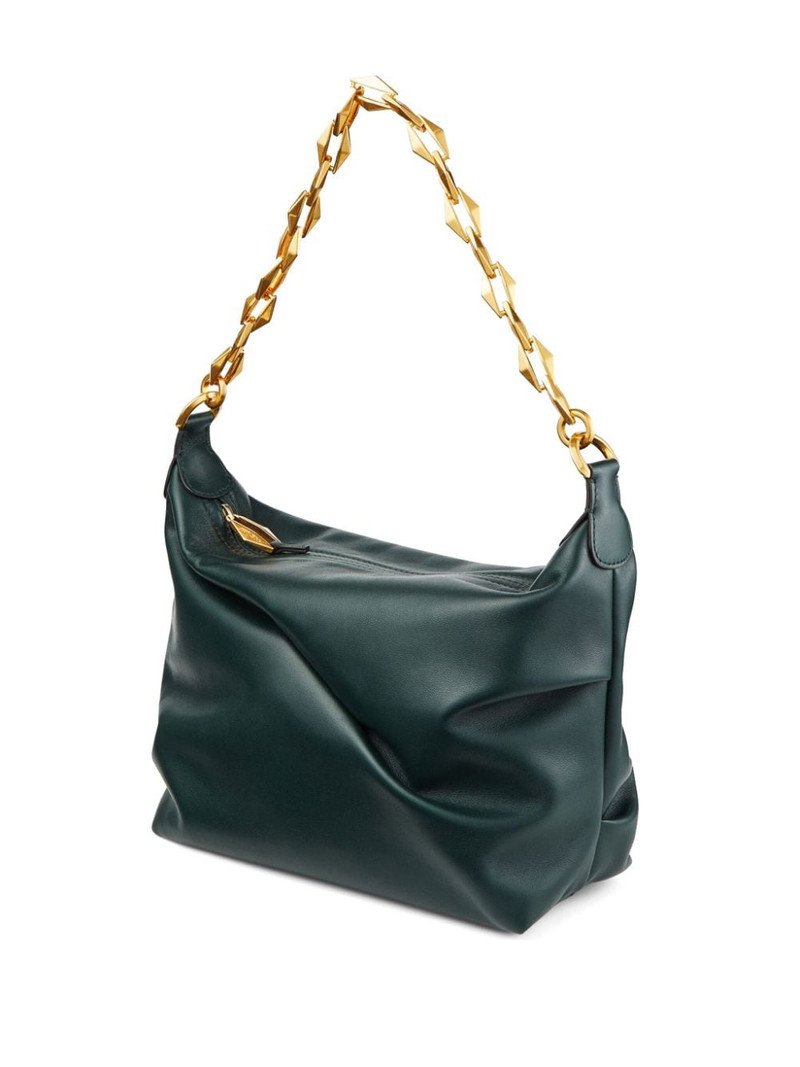 JIMMY CHOO small Diamond Soft leather shoulder bag outlook