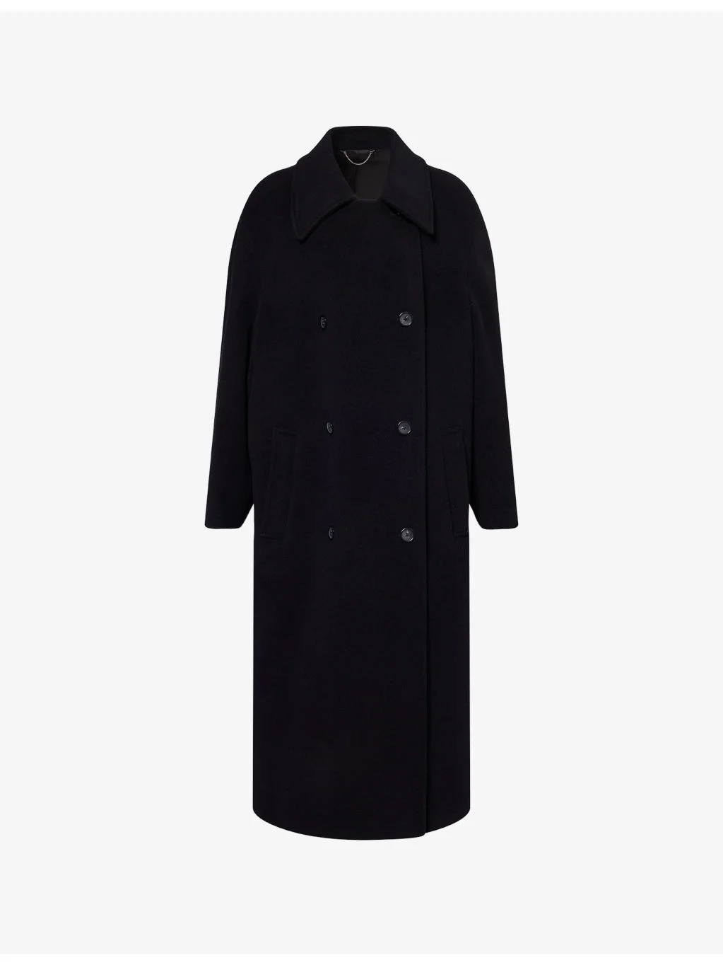 Shield Double-Breasted Wool-Blend Coat - 1
