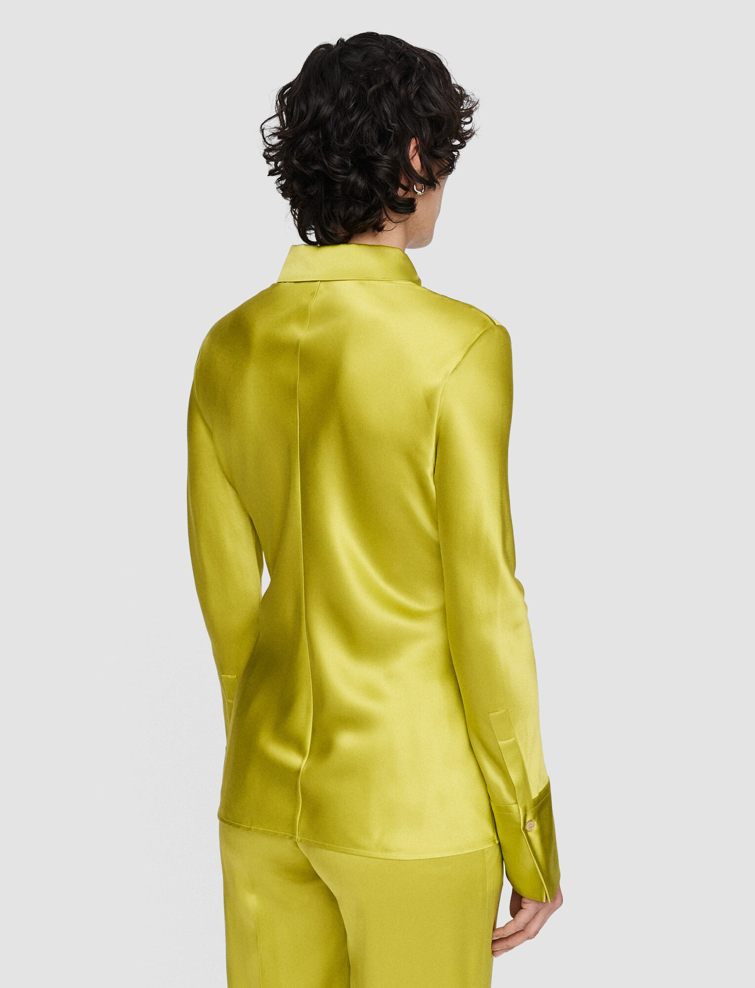 Silk Satin Brunel Blouse - 4