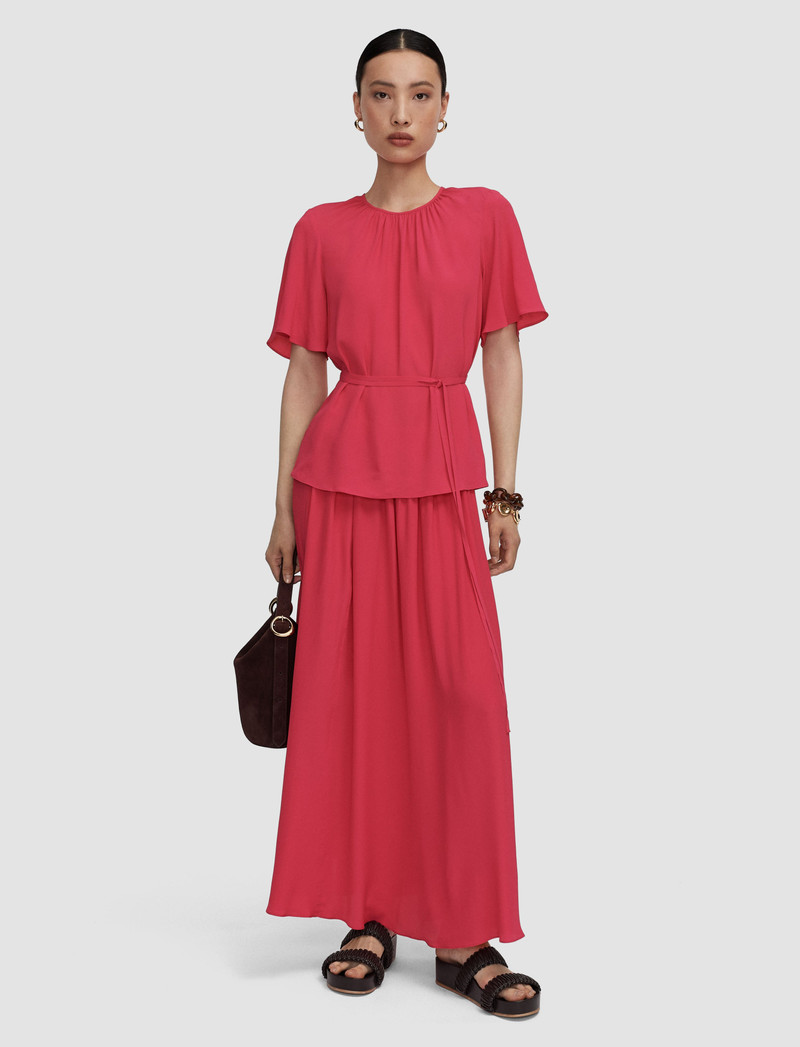JOSEPH Libby Silk Blend Crepe Top outlook