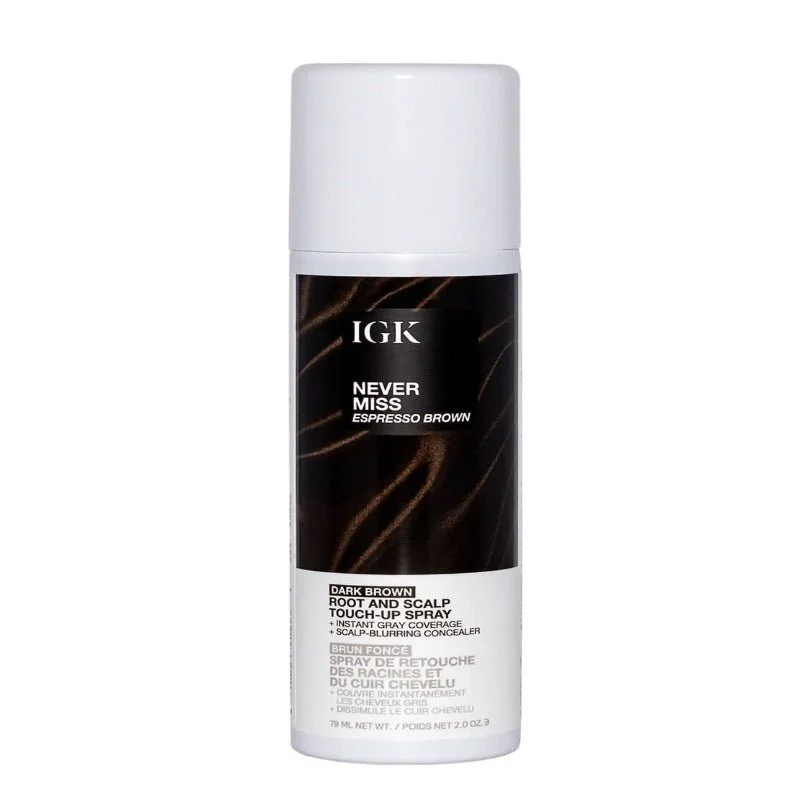 Never Miss Root and Scalp Touch-Up Spray - Dark Brown - 1