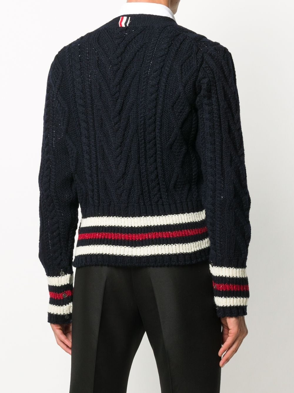 Aran cable knit cardigan - 4