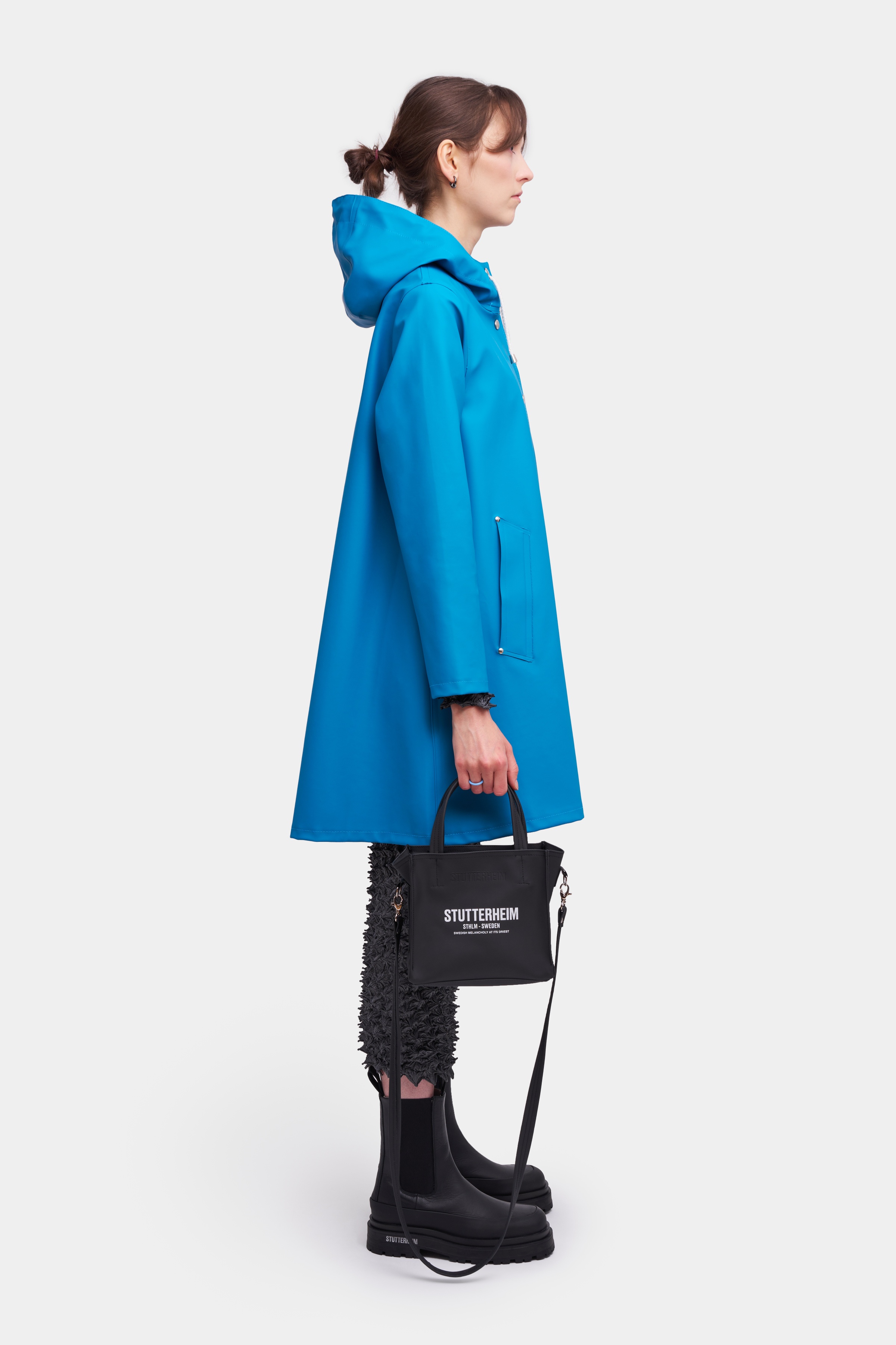 Mosebacke Raincoat Mosaic Blue - 3