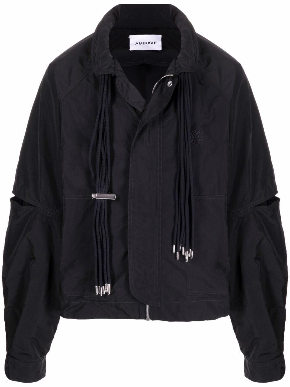 drawstring concealed jacket - 1