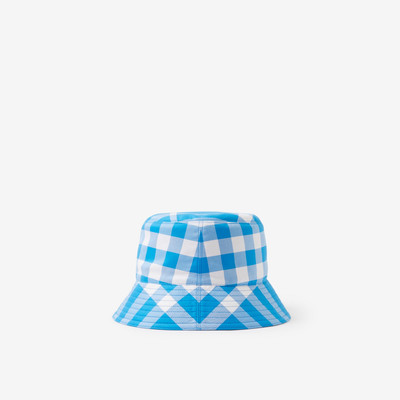 Burberry Check Cotton Bucket Hat outlook