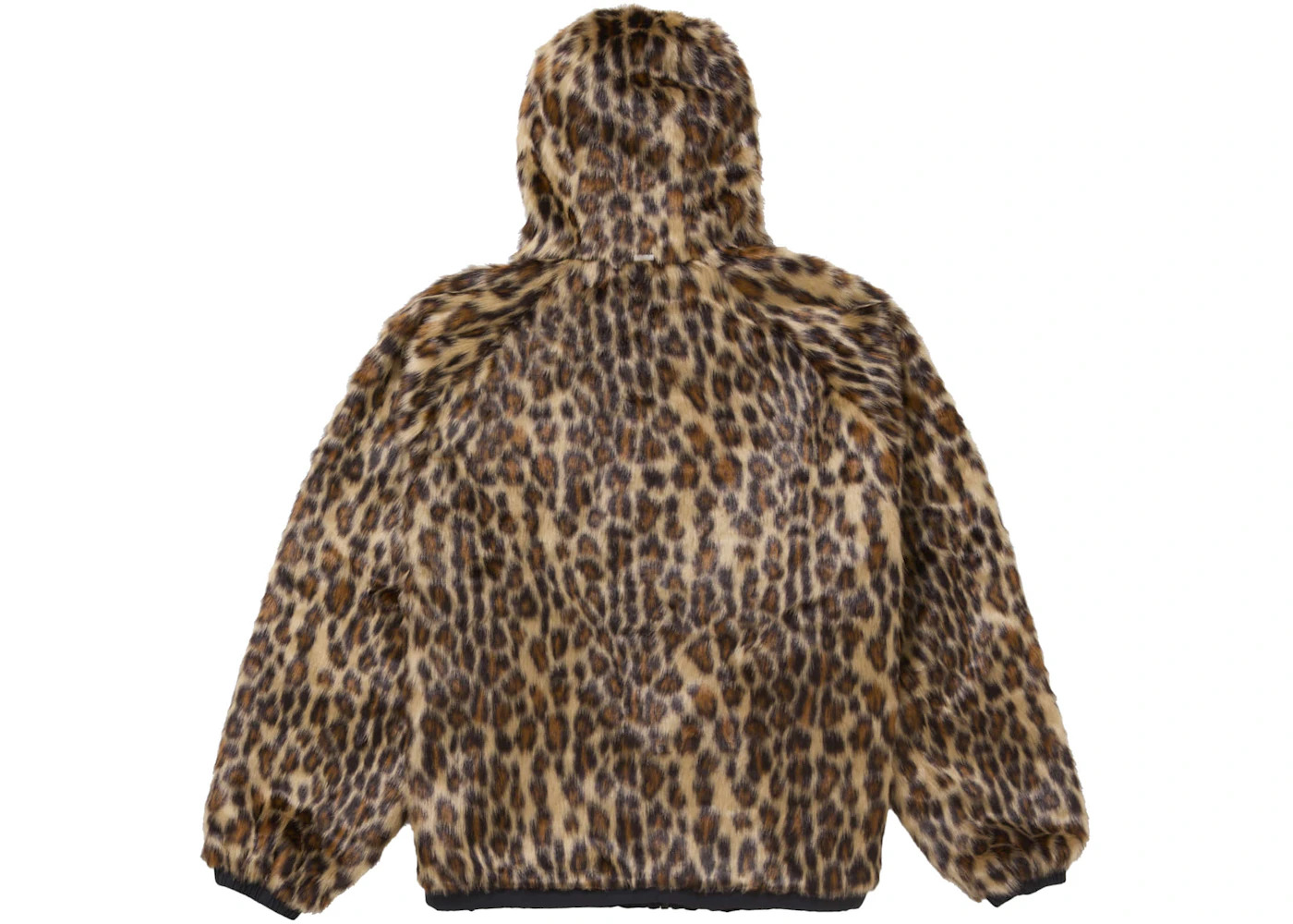 Supreme Faux Fur Reversible Hooded Track Jacket Black - 5