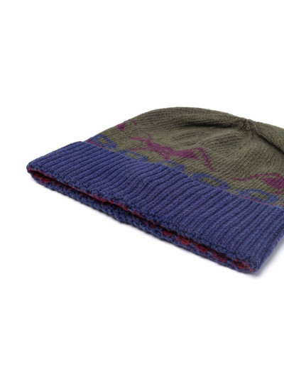 Diesel K-Fontana jacquard-knit beanie outlook