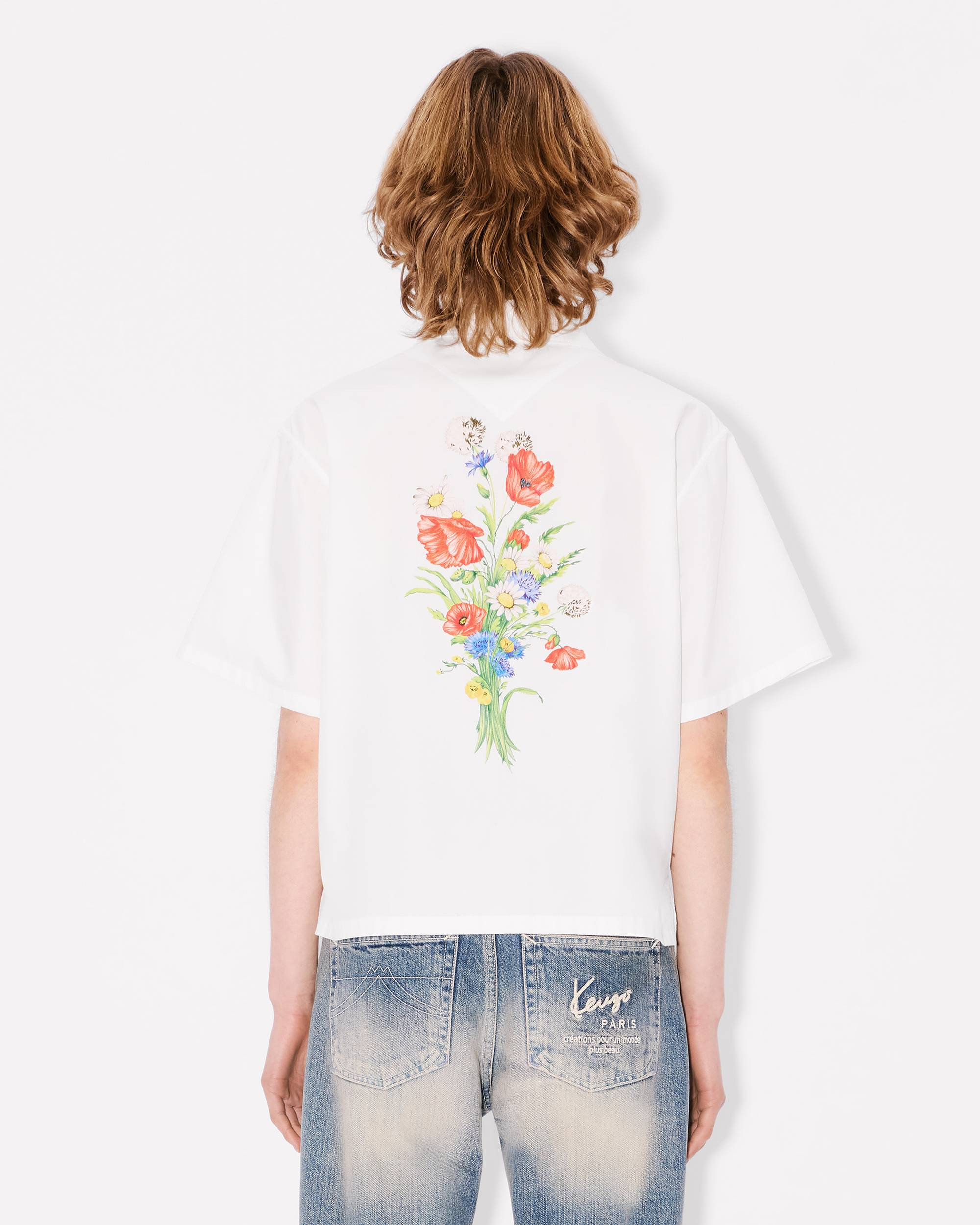 'KENZO Archive Bouquet' hawaiian shirt in cotton poplin - 4