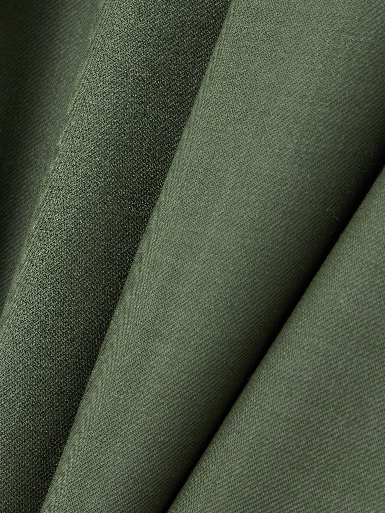 Alina twill wide-leg pants Green - 5