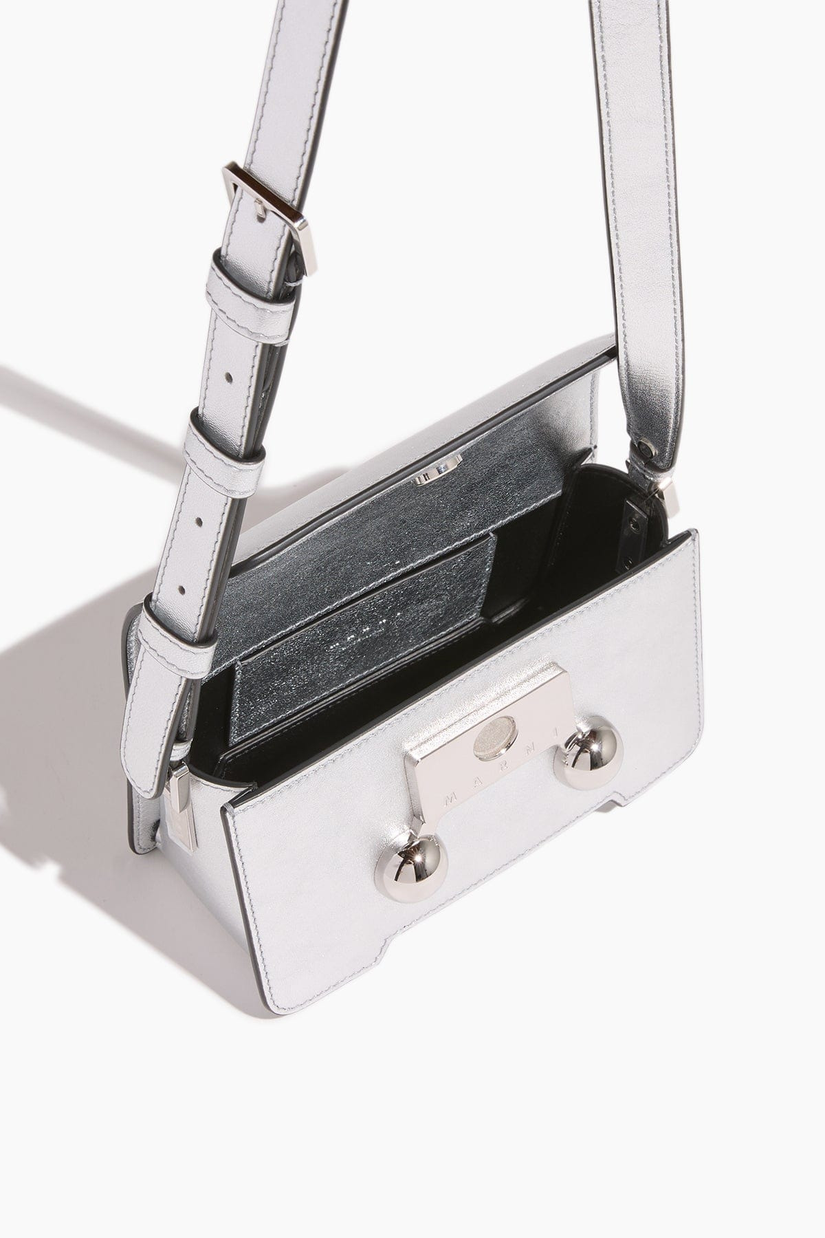 Trunkaroo Mini Shoulder Bag in Silver - 4
