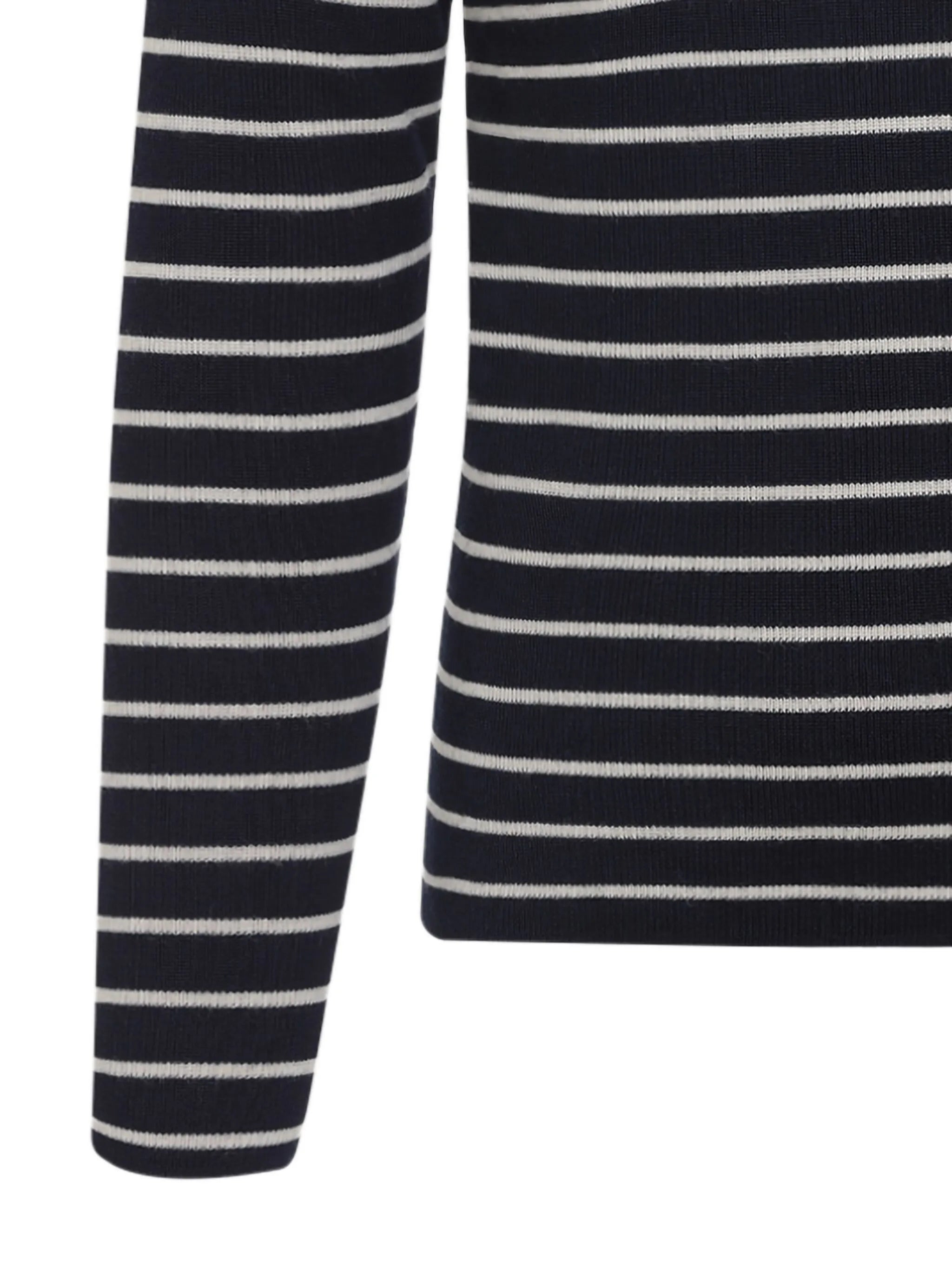 Prada Striped Embroidered-logo Sweater - 5