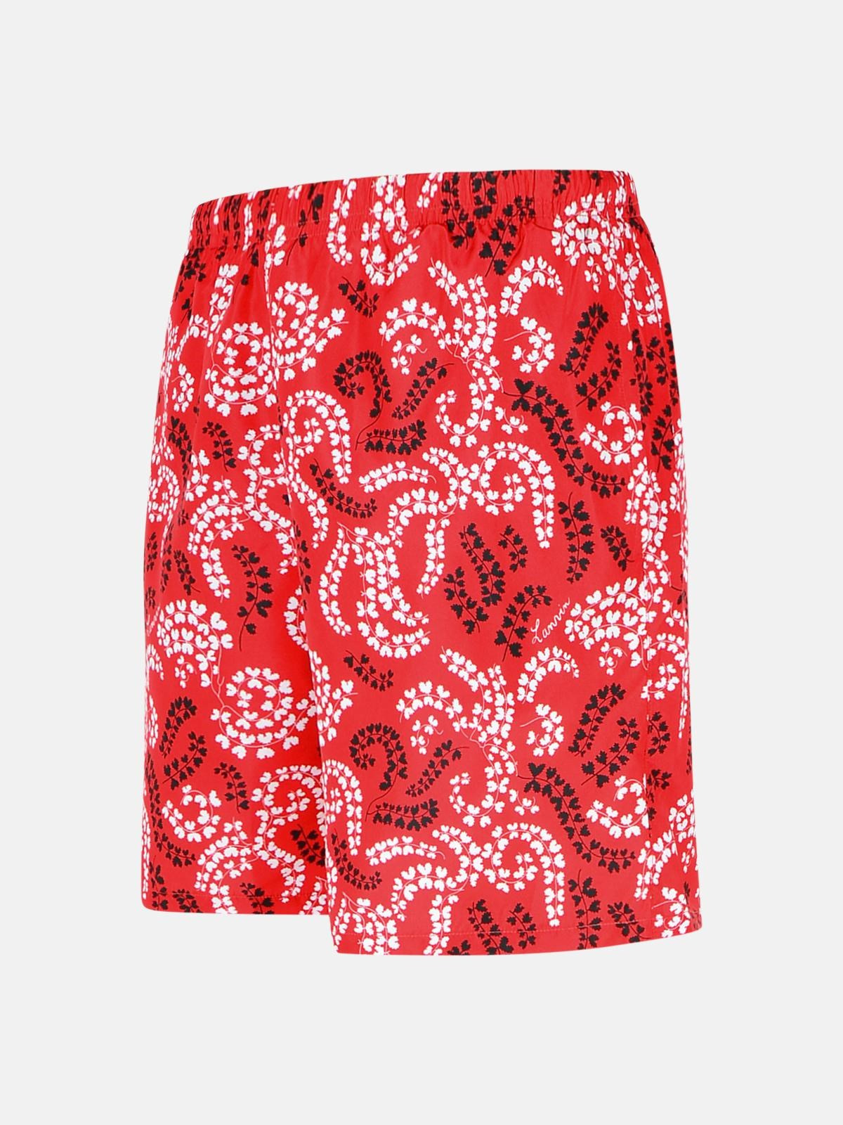 RED POLYESTER SWIMSUIT - 2