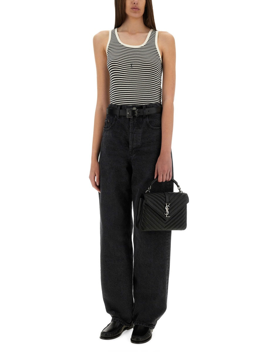 Saint Laurent Women "Carrot-Fit" Denim Jeans - 2
