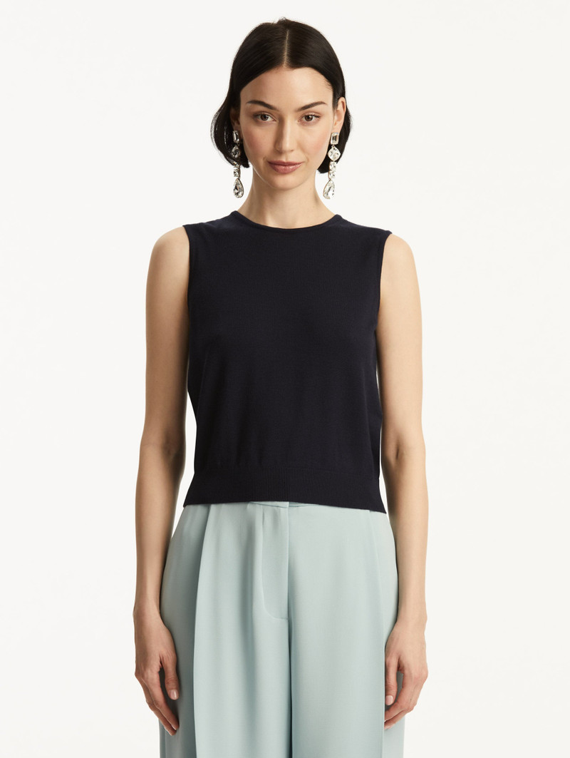 Oscar de la Renta WOOL-BLEND TANK outlook