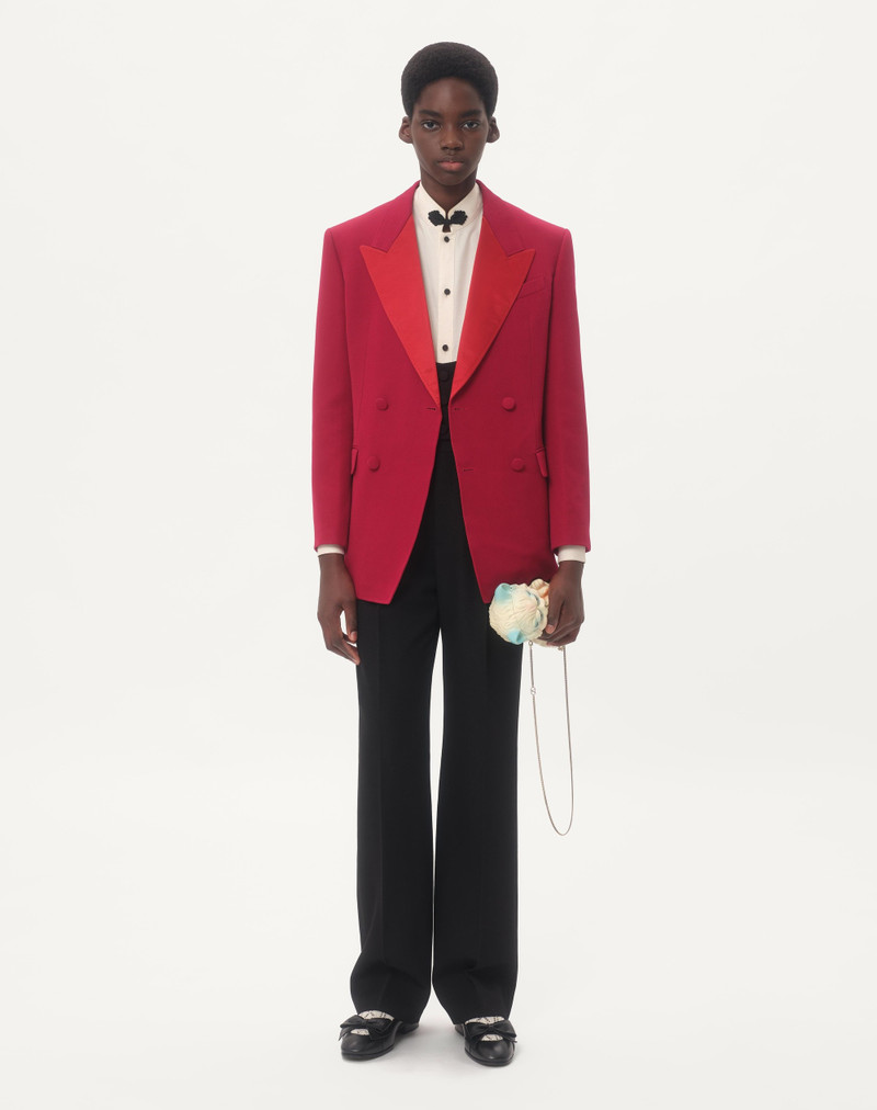 Valentino GRAIN DE POUDRE WOOL PANTS outlook