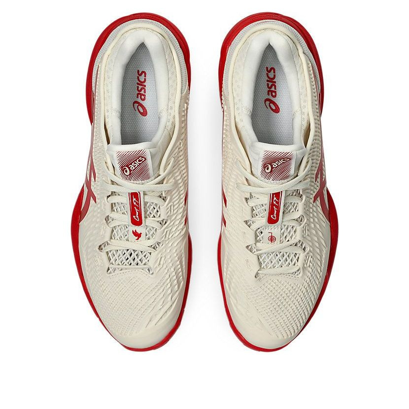 ASICS Court FF 3 Novak 'Cream Classic Red' 1041A522-968 - 6