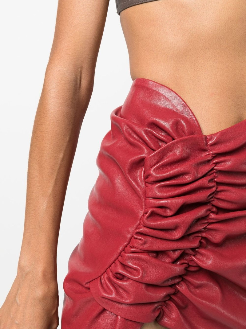 ruched mini skirt 5