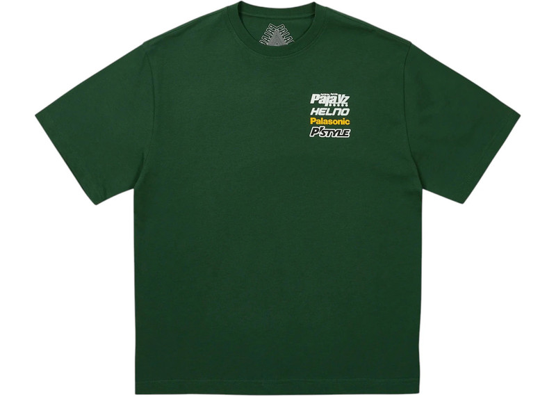 PALACE Palace Racey T-Shirt Racey Green outlook