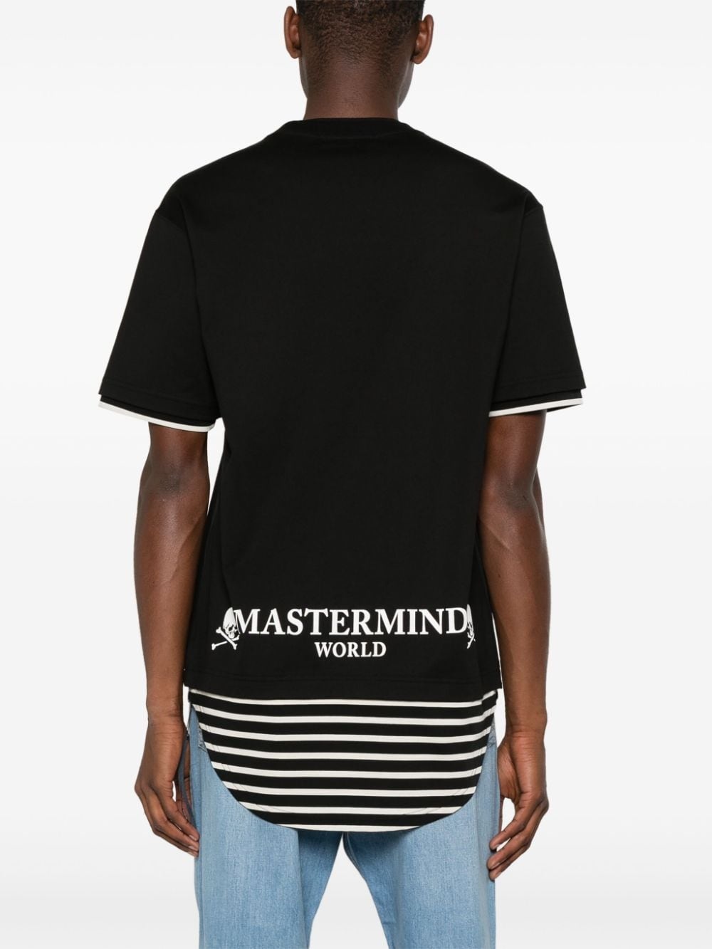 layered-effect T-shirt - 4