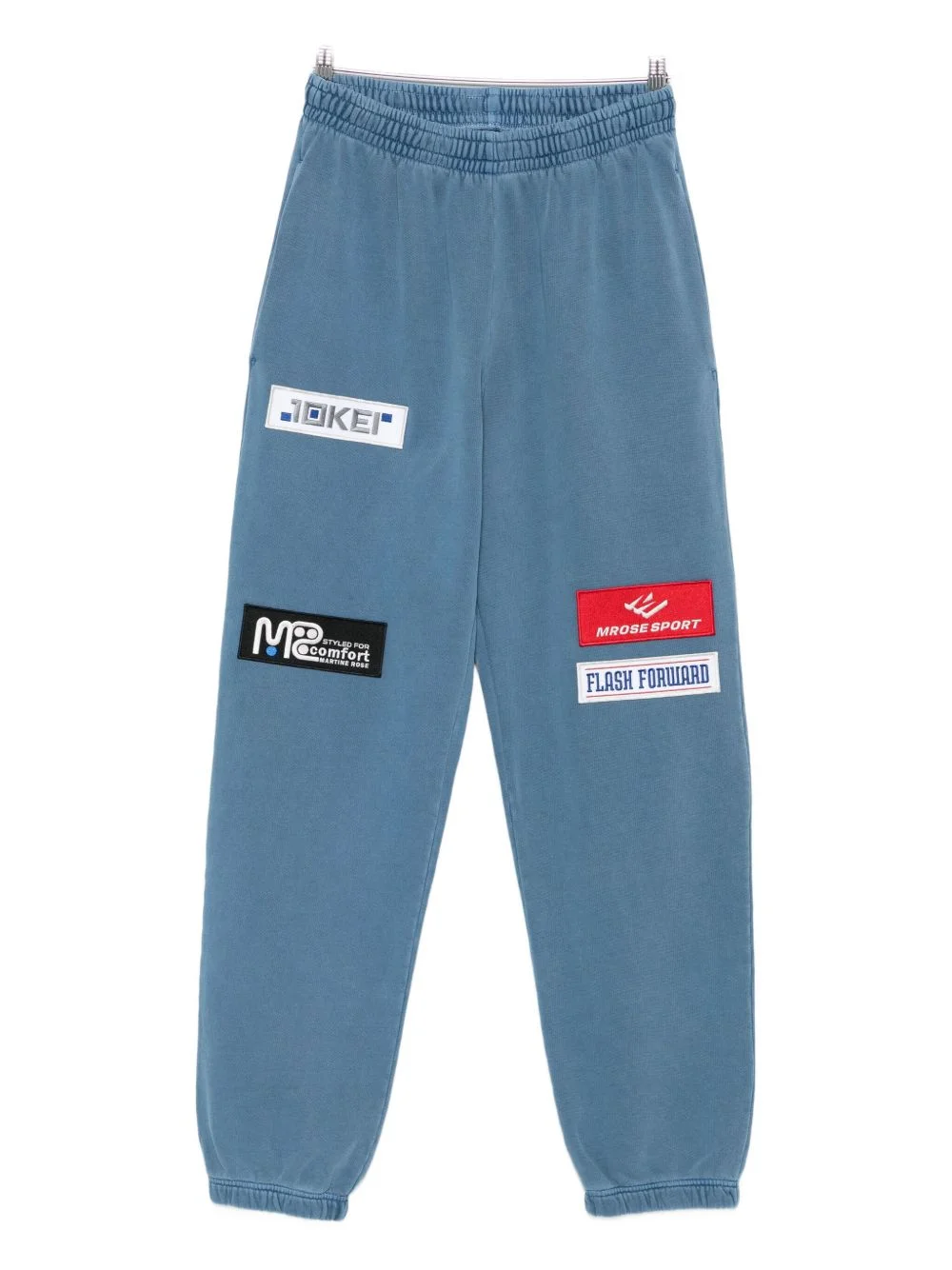 logo-embroidered track pants - 1