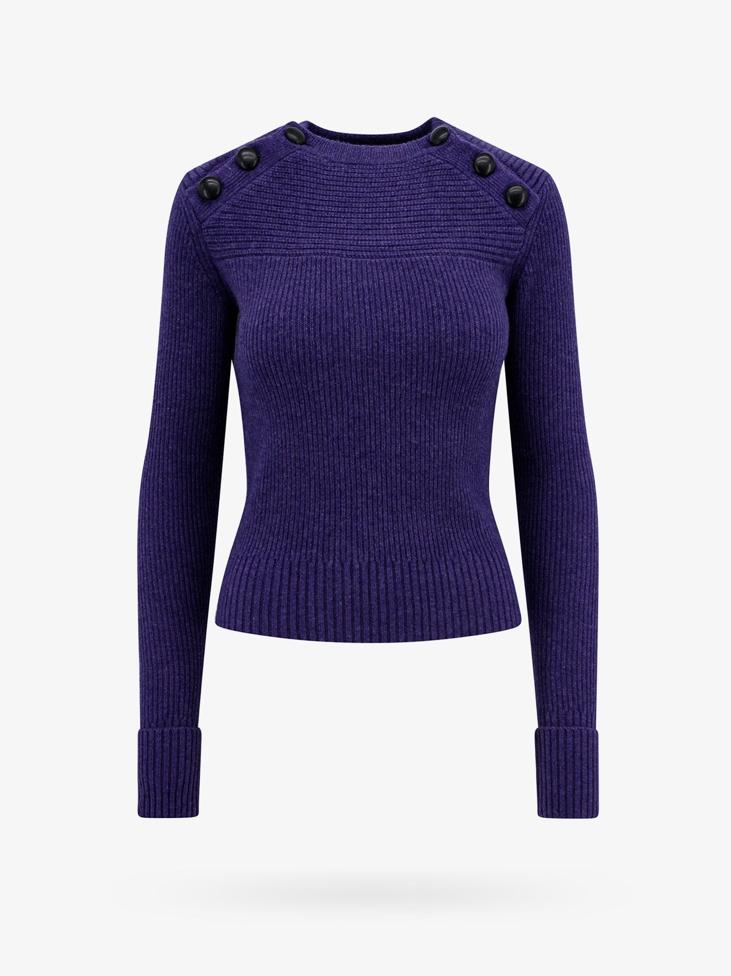 ISABEL MARANT Brumea merino wool-blend jumper - Purple