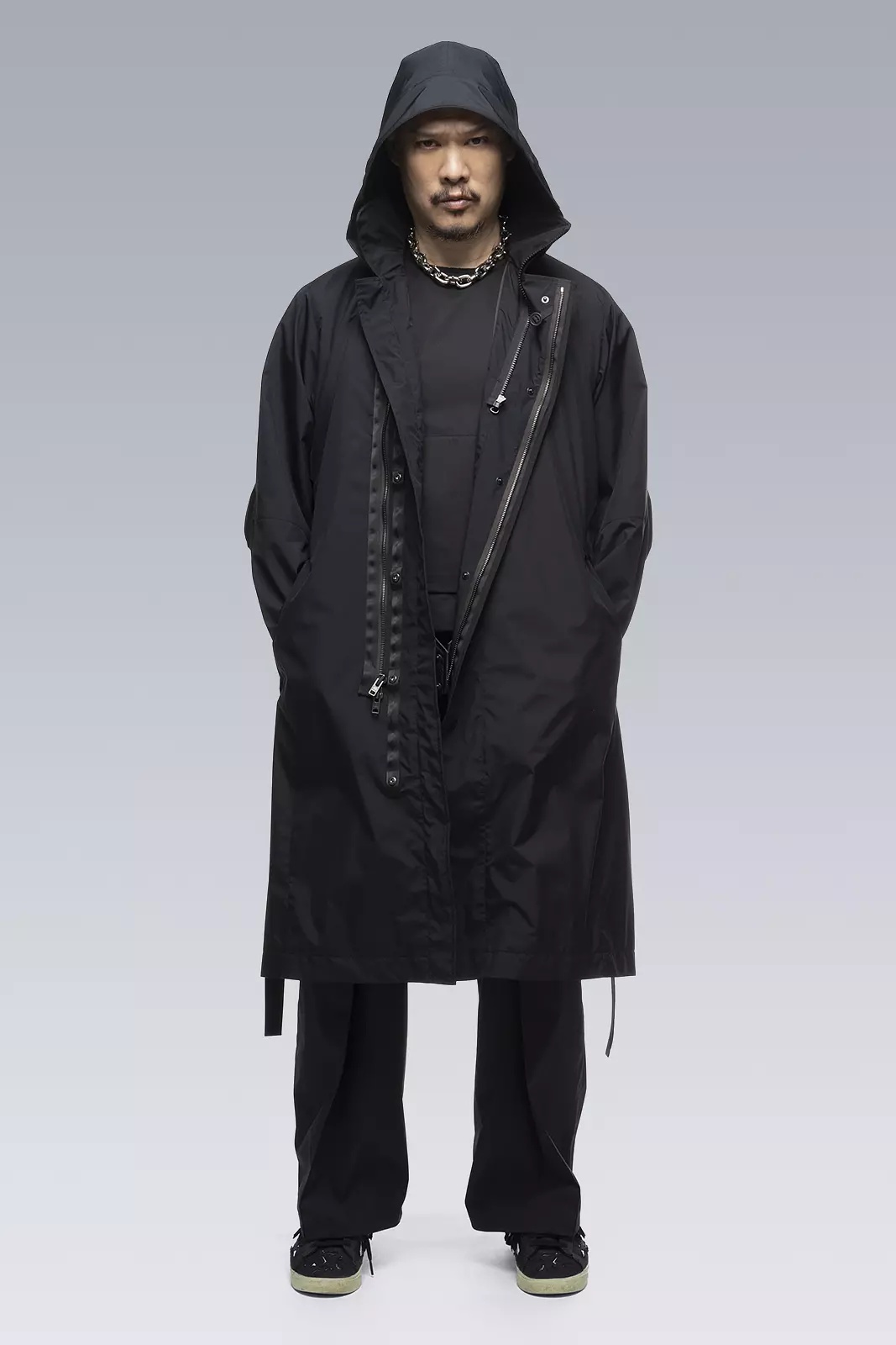 J99U-WS 2L Gore-Tex Infinium™ Windstopper® Coat Black - 8