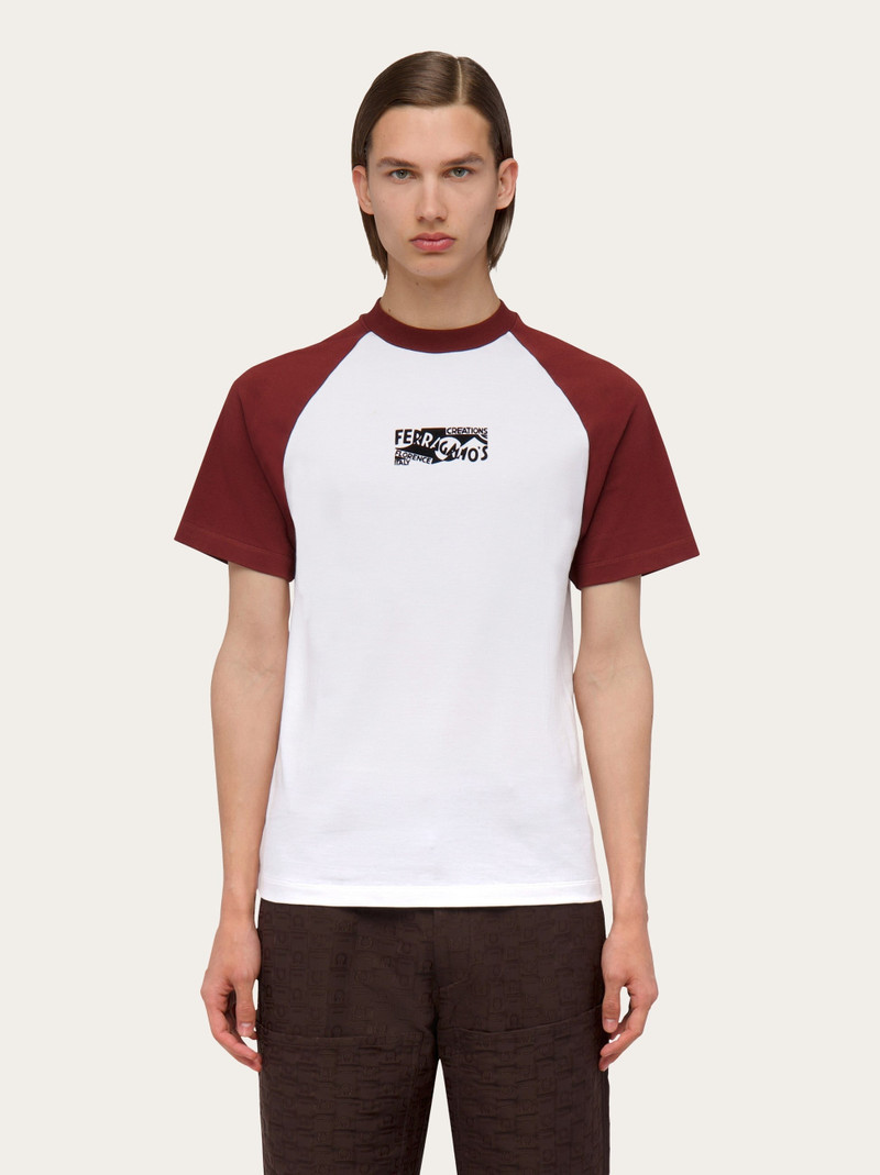 FERRAGAMO Flocked print t-shirt outlook