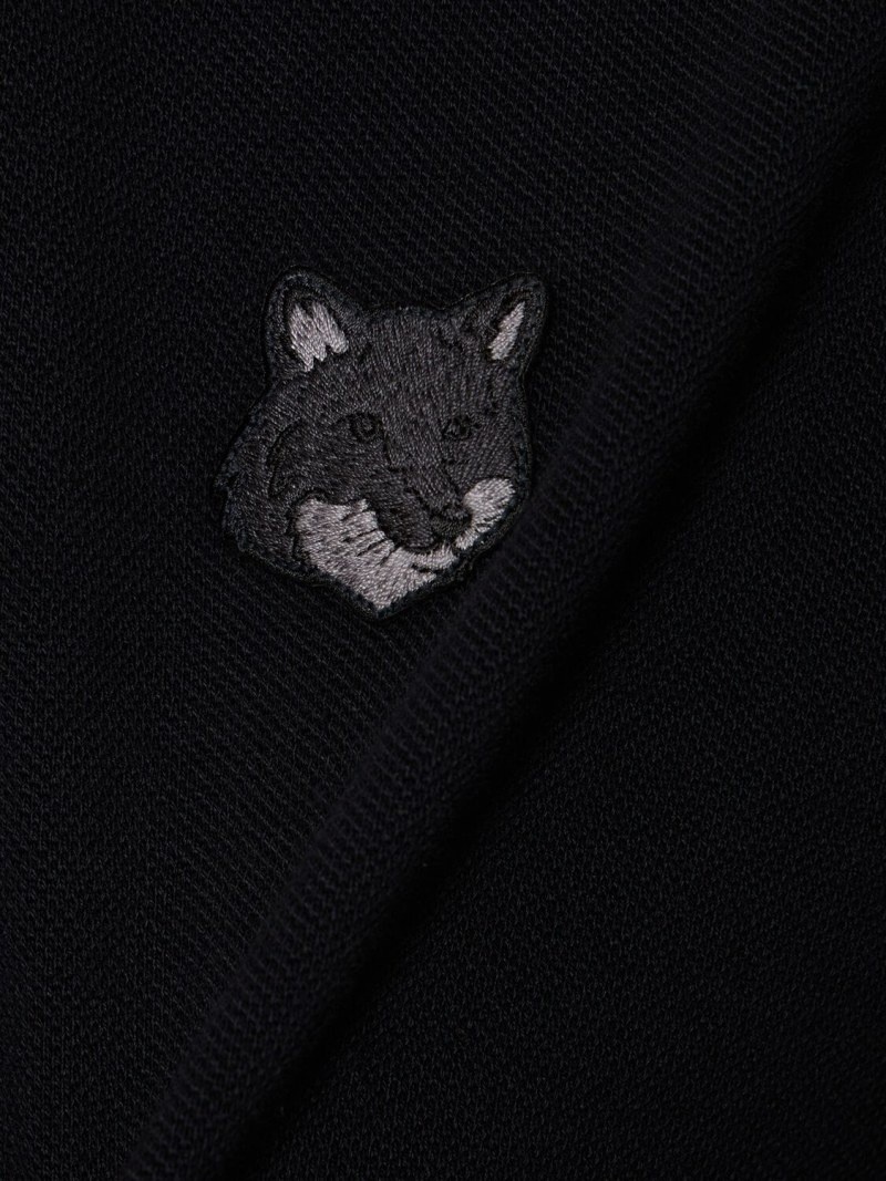 Bold fox head patch oversize polo - 2