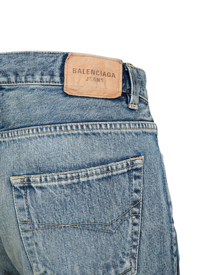 BALENCIAGA Japanese denim flared jeans | REVERSIBLE