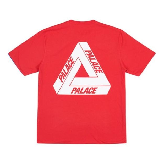PALACE Reverso Og Large Triangle Double Sided Short Sleeve Unisex Red P14ES062 - 2