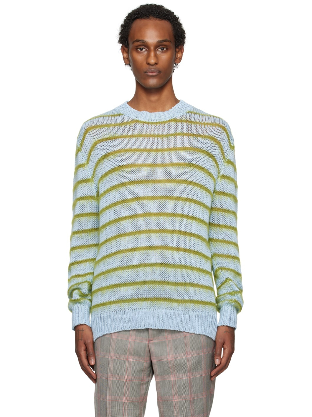 Blue Stripe Sweater - 1