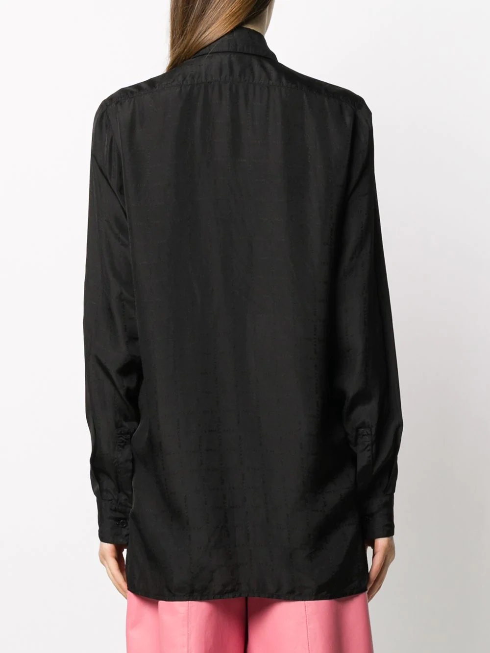 oversized long-sleeved shirt - 4