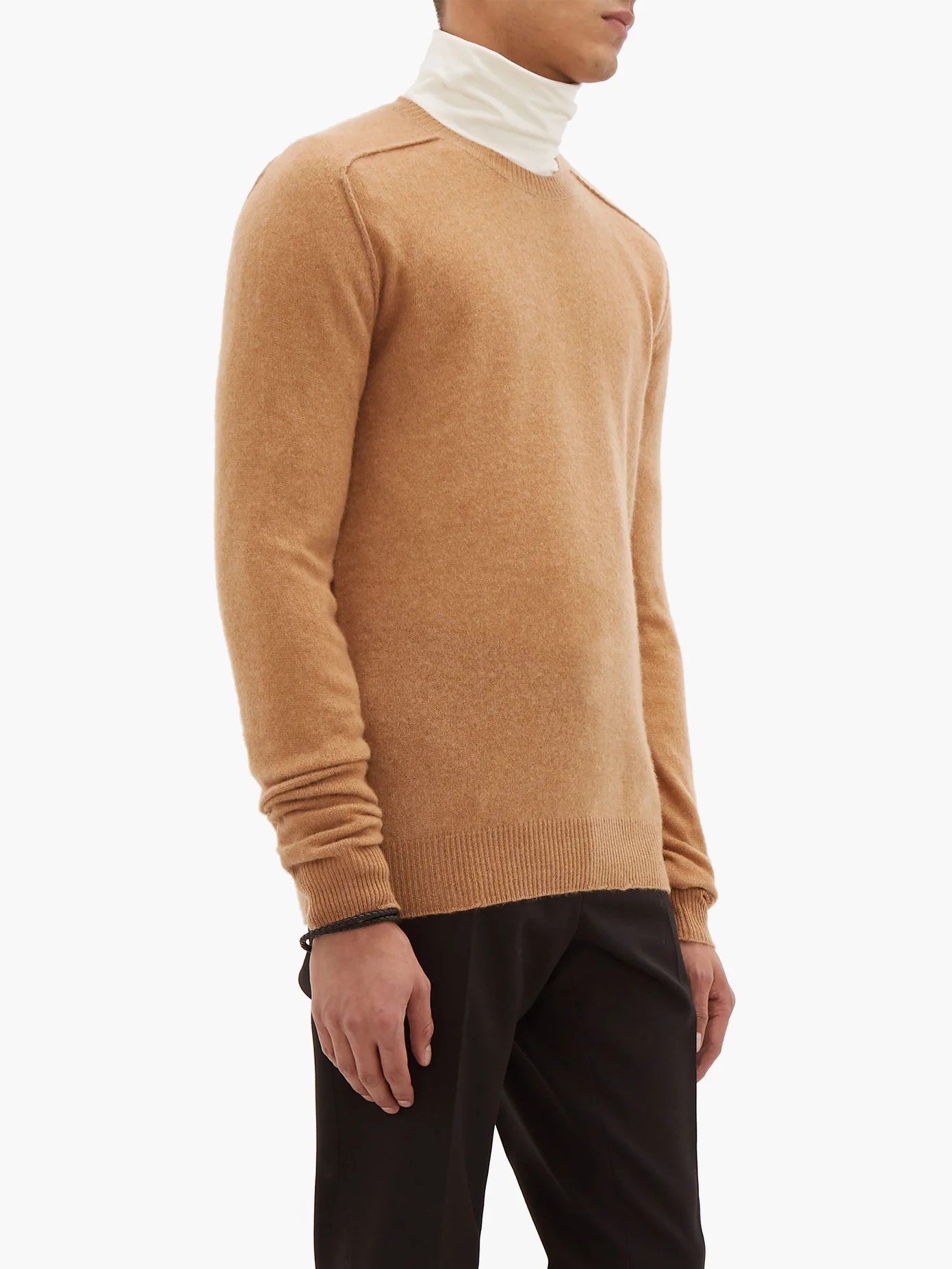 Monogram-intarsia cashmere sweater - 2