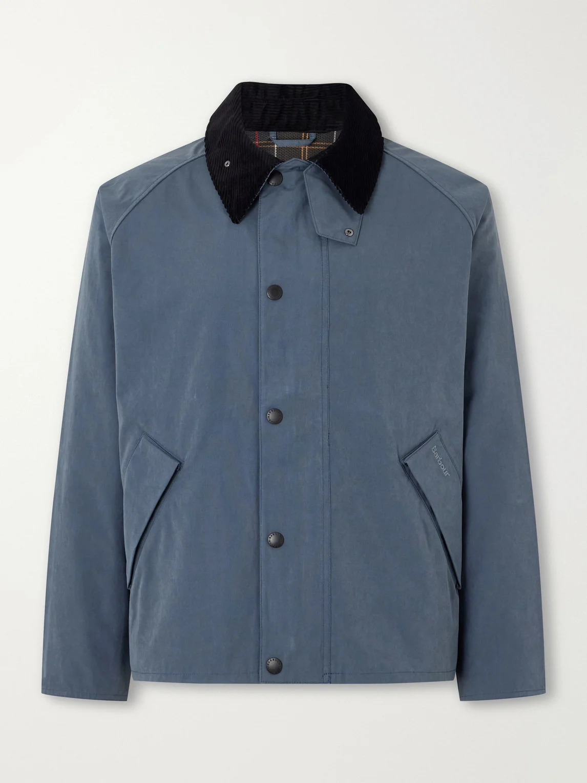 Transporter Casual Corduroy-Trimmed Cotton-Moleskin Jacket - 1