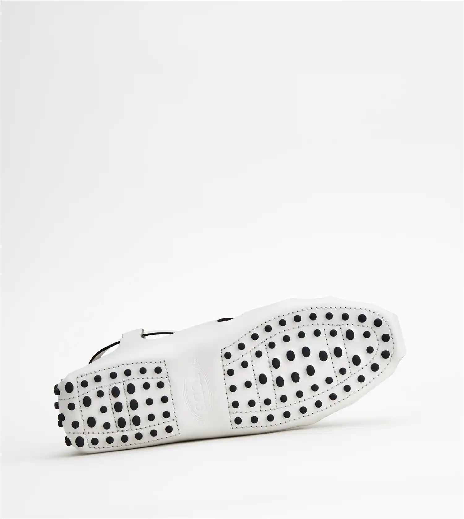 GOMMINO SANDALS IN LEATHER - WHITE - 6