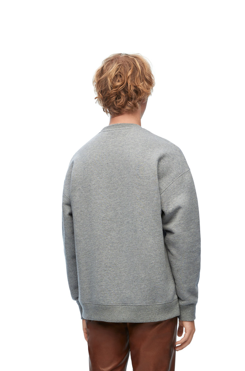 Relaxed fit sweatshirt in cashmere and cotton 4