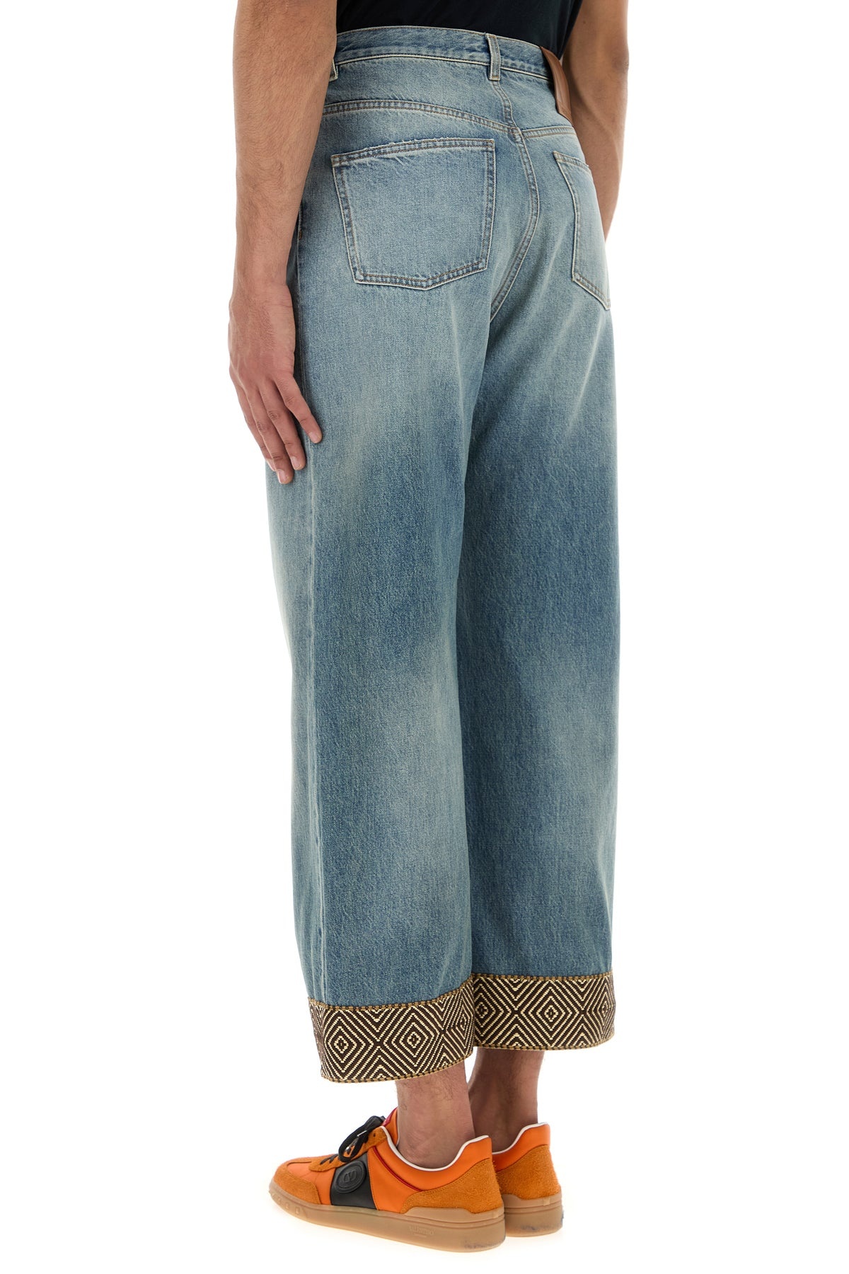 Denim wide-leg jeans - 4