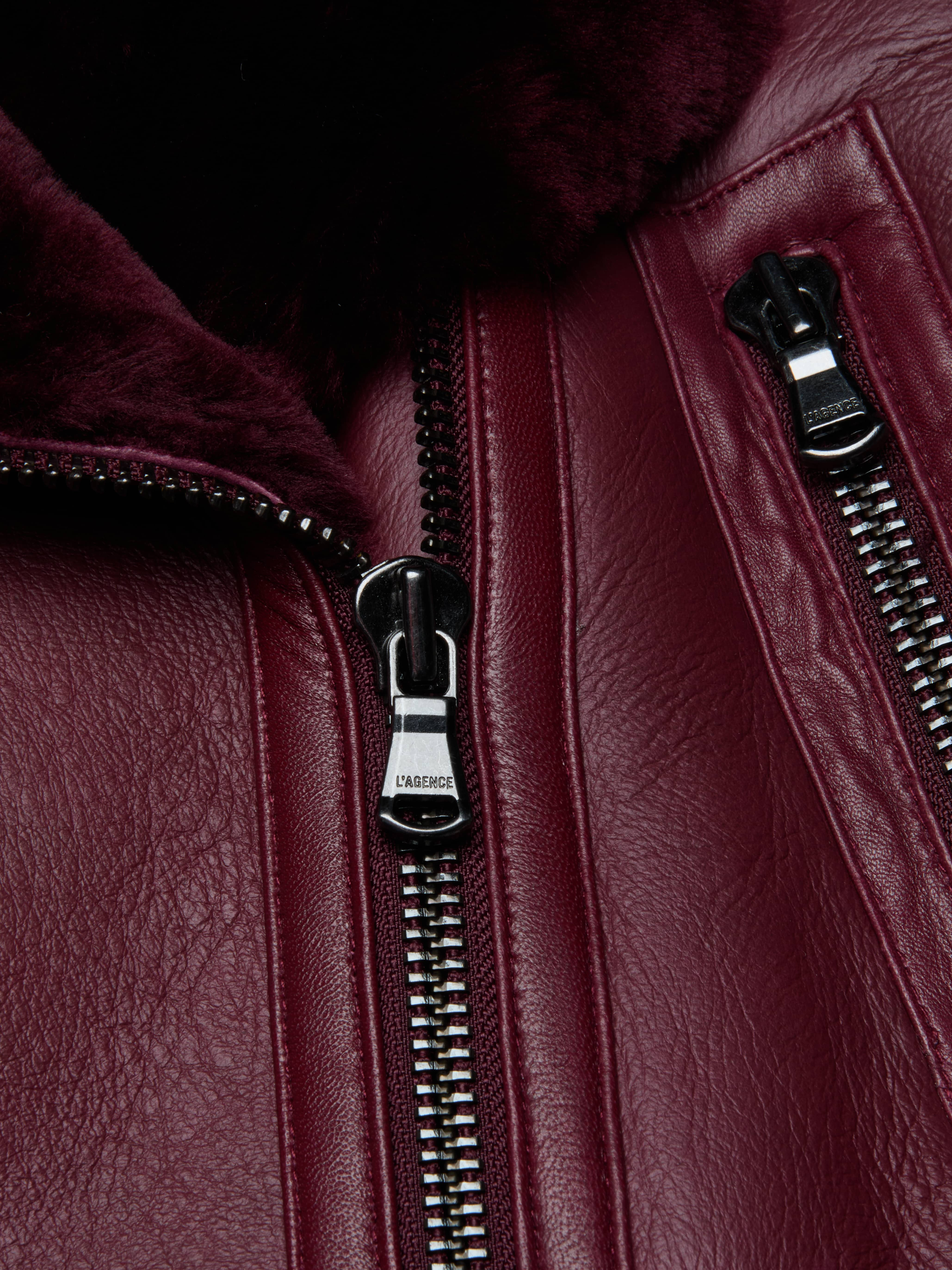Pike Shearling Leather Jacket - 6