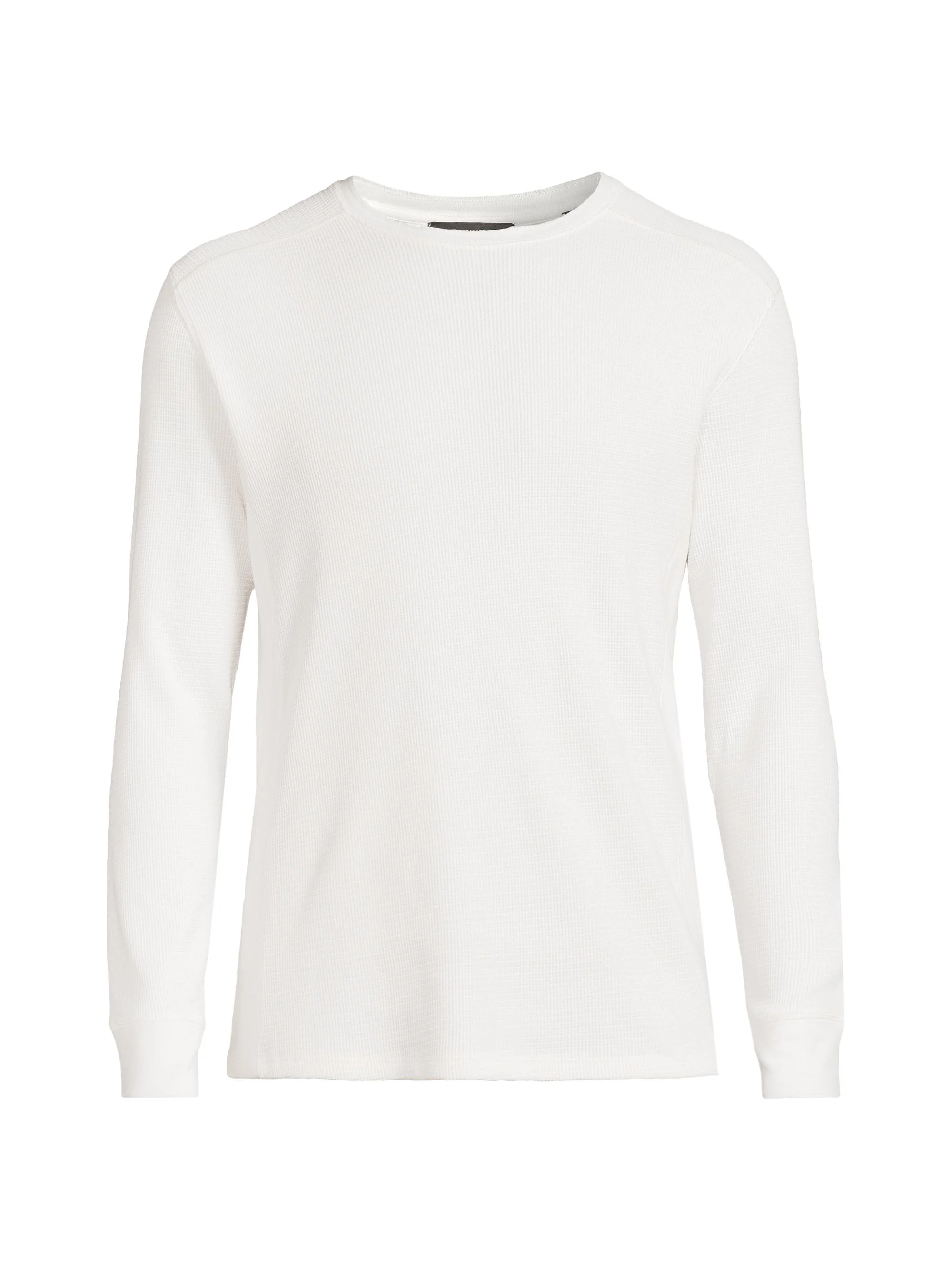 Men's Thermal Crewneck Long-Sleeve T-Shirt - Off White - 1