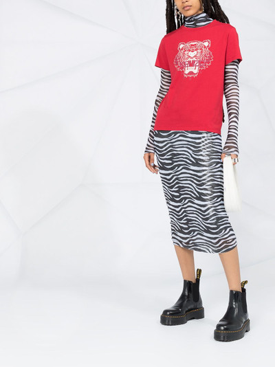 KENZO tiger motif T-shirt outlook